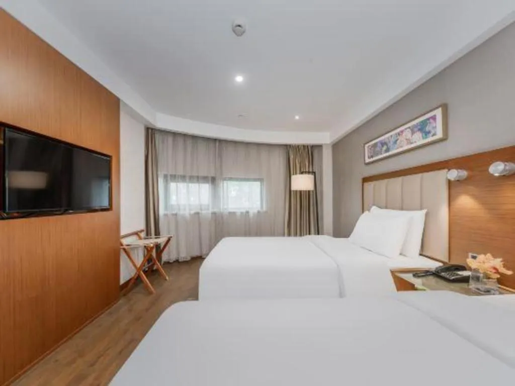 Bed in Yitel Hotel Shanghai Hongqiao Linkong Industrial Park Songhong Road Metro Station