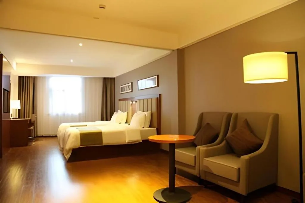 Bed in Yitel Hotel Shanghai Hongqiao Linkong Industrial Park Songhong Road Metro Station