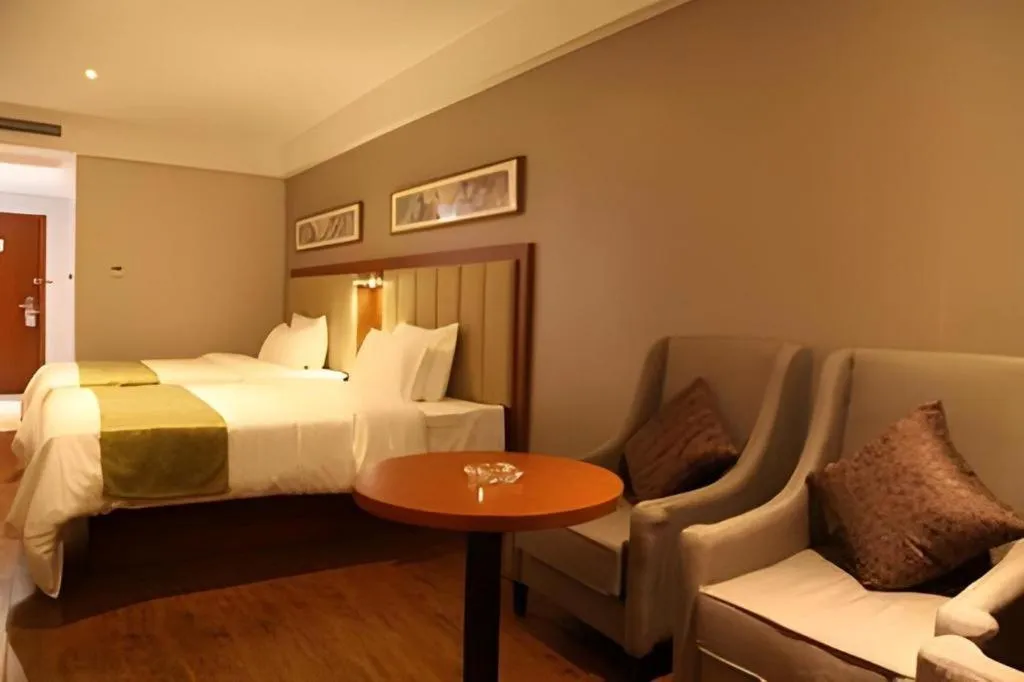Bed in Yitel Hotel Shanghai Hongqiao Linkong Industrial Park Songhong Road Metro Station