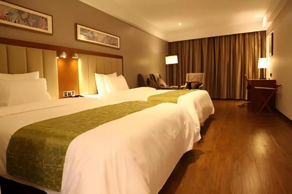 Bed in Yitel Hotel Shanghai Hongqiao Linkong Industrial Park Songhong Road Metro Station