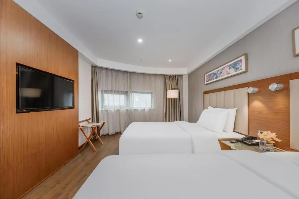 Bed in Yitel Hotel Shanghai Hongqiao Linkong Industrial Park Songhong Road Metro Station