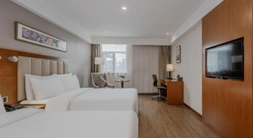 Bed in Yitel Hotel Shanghai Hongqiao Linkong Industrial Park Songhong Road Metro Station