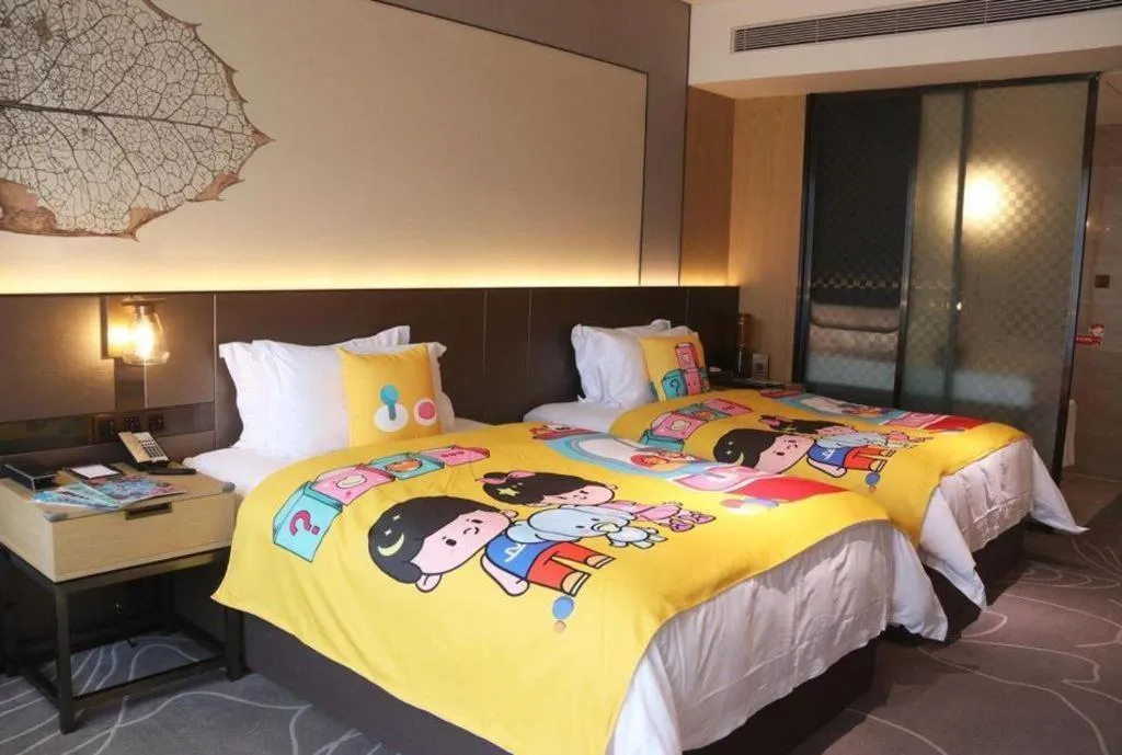 Bed in ZHONG DING HOTEL
