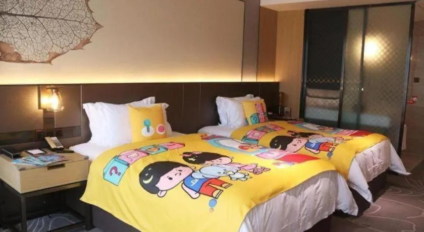 Bed in ZHONG DING HOTEL