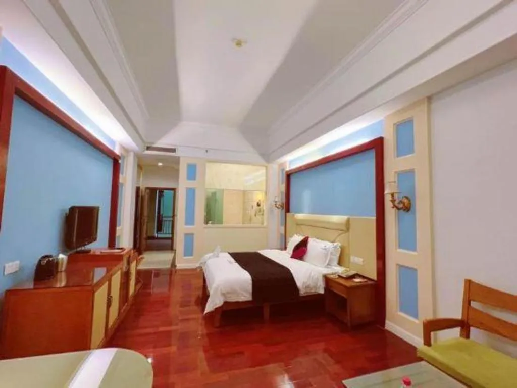 Bed in Shaoguan Palace International Resorts