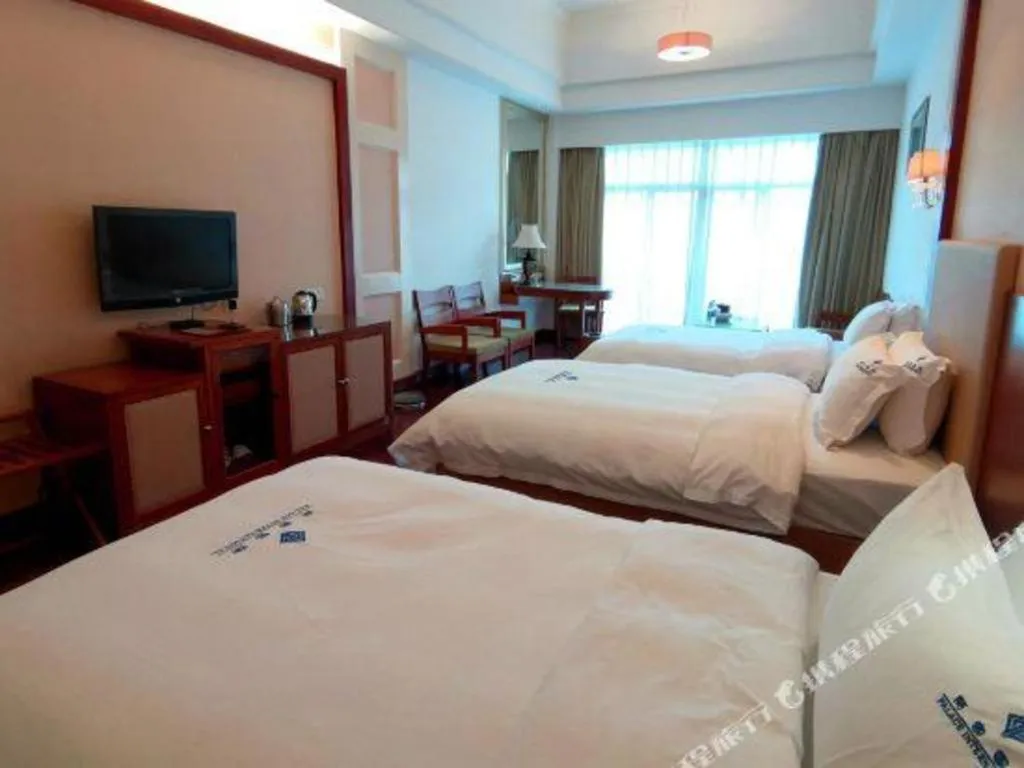 Bed in Shaoguan Palace International Resorts