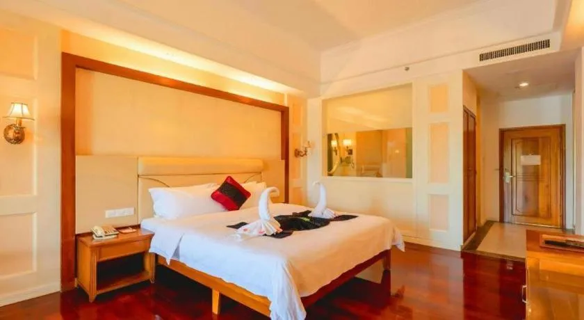 Bed in Shaoguan Palace International Resorts