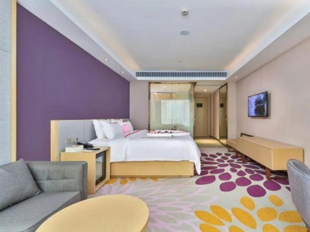 Bed in Lavande Hotels·Guangzhou Jiahe Wanggang Metro Station