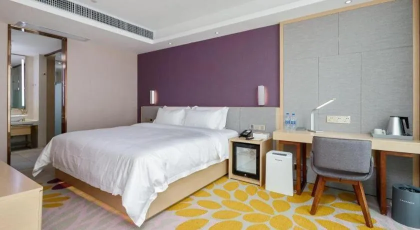 Bed in Lavande Hotels·Guangzhou Jiahe Wanggang Metro Station