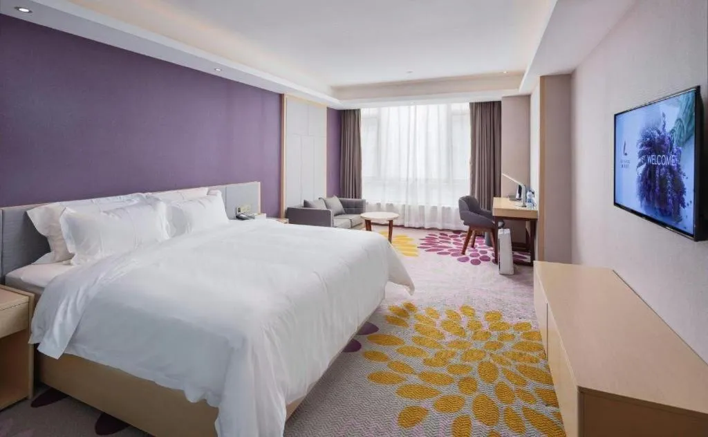 Bed in Lavande Hotels·Guangzhou Jiahe Wanggang Metro Station