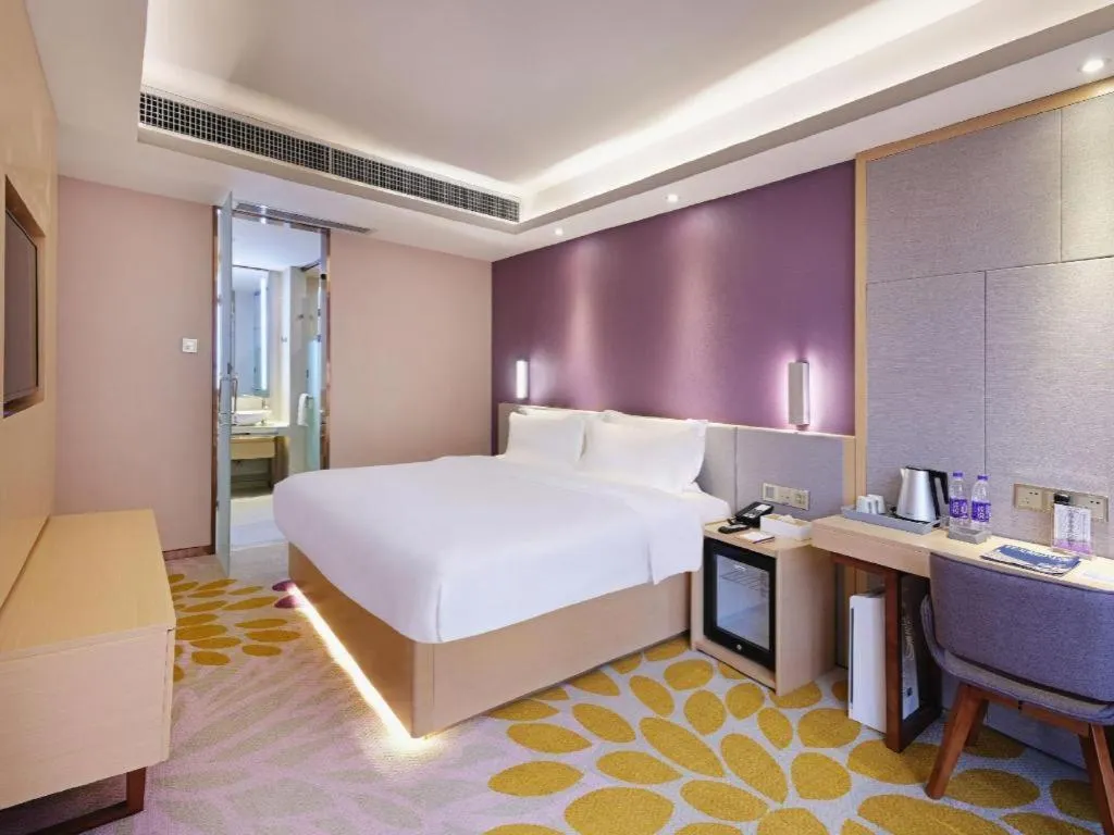 Bed in Lavande Hotels·Guangzhou Jiahe Wanggang Metro Station