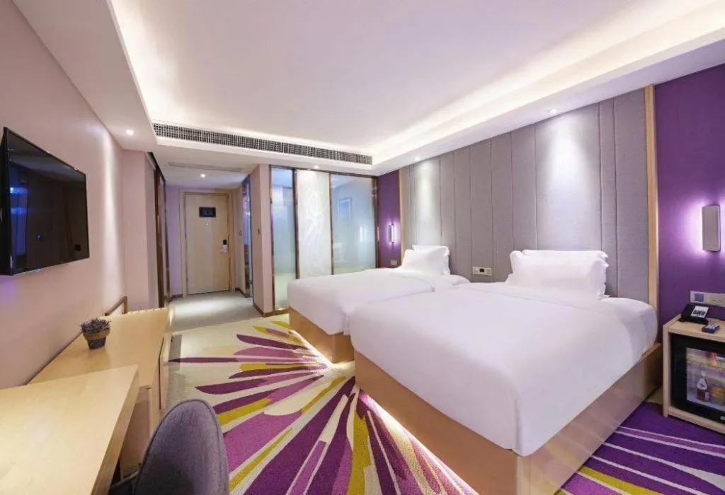 Bed in Lavande Hotels·Guangzhou Jiahe Wanggang Metro Station