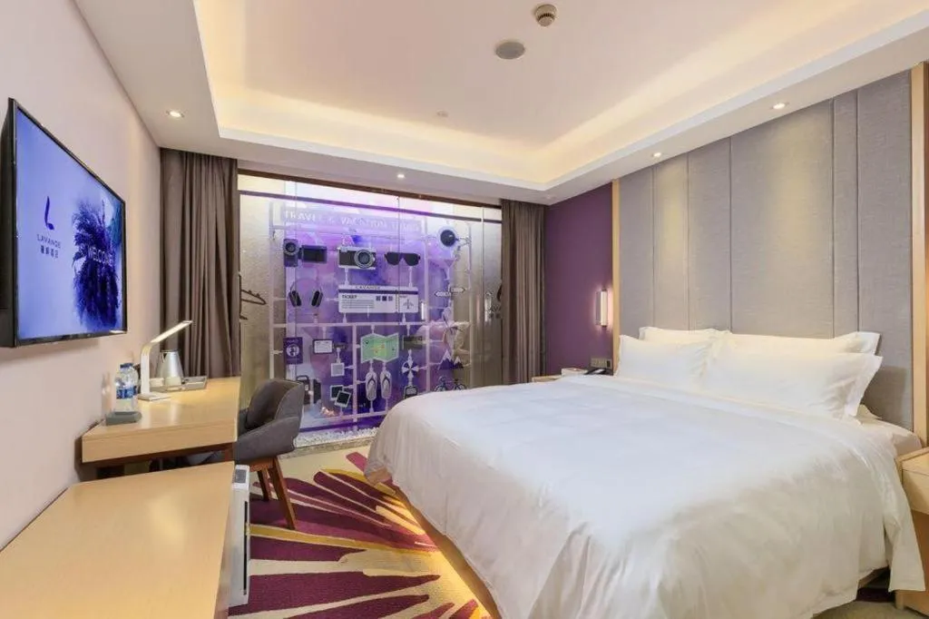Bed in Lavande Hotels·Guangzhou Jiahe Wanggang Metro Station
