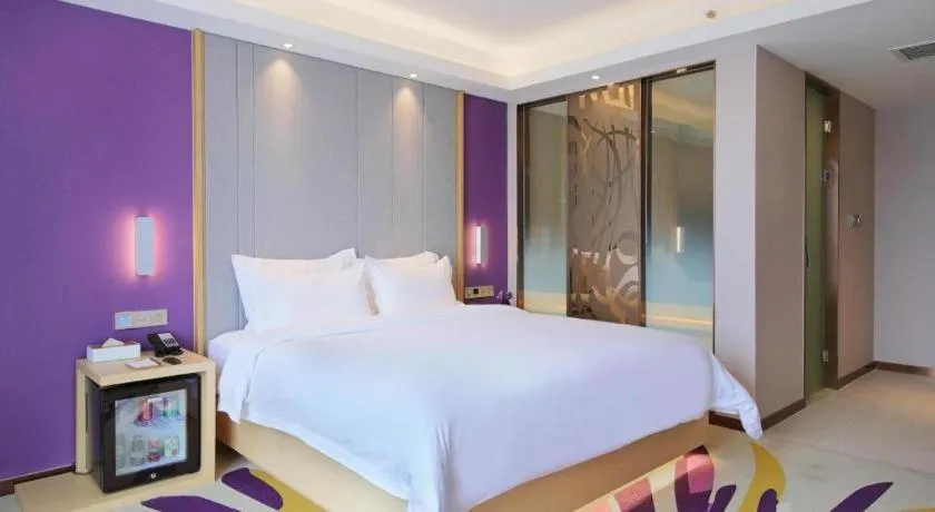 Bed in Lavande Hotels·Guangzhou Jiahe Wanggang Metro Station