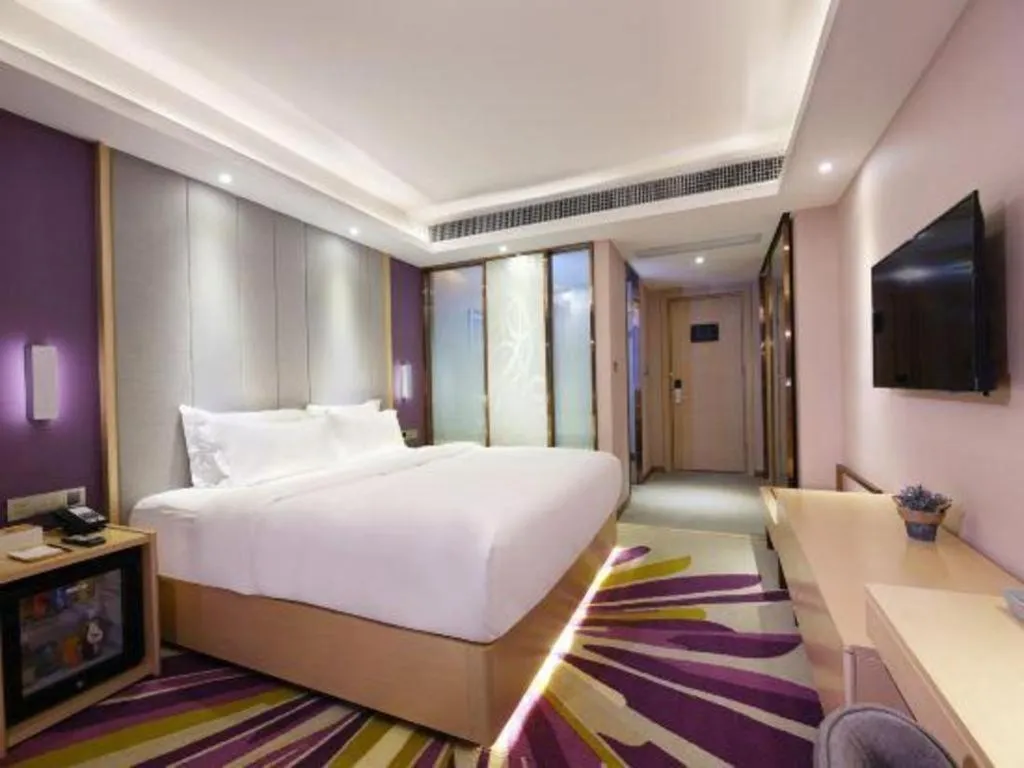 Bed in Lavande Hotels·Guangzhou Jiahe Wanggang Metro Station