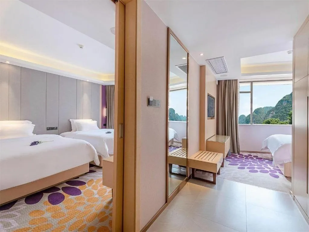 Bed in Lavande Hotel·Guilin Yangshuo Xi Street