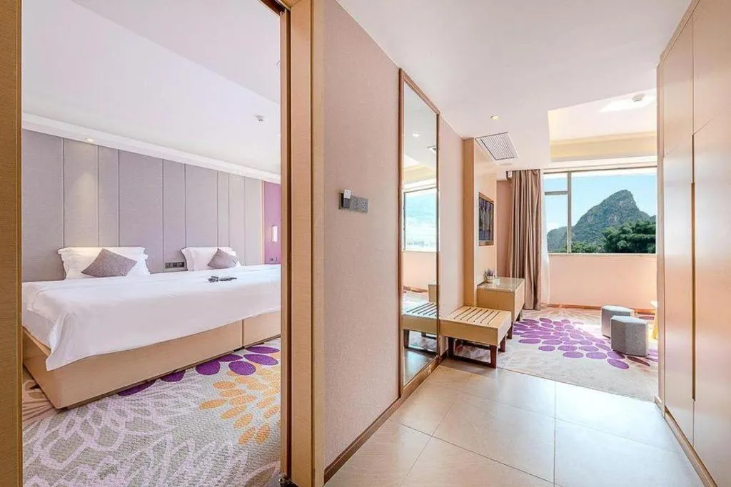 Bed in Lavande Hotel·Guilin Yangshuo Xi Street