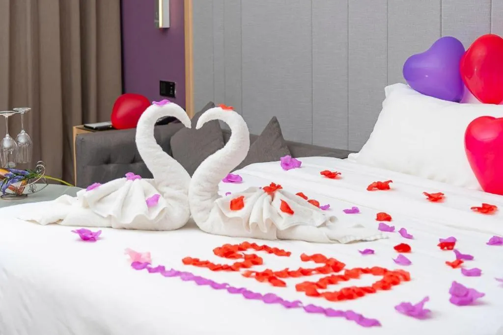 Bed in Lavande Hotel·Guilin Yangshuo Xi Street