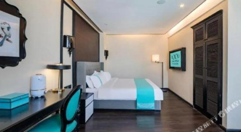 Bed in Xana Hotelle Lhasa Potala Palace Beijing Middle Road