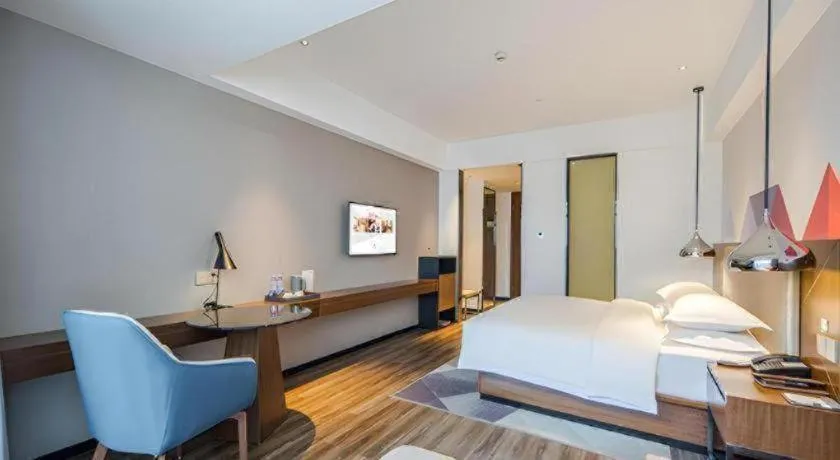 Bed in Borrman Hotel Nanning Railway Station