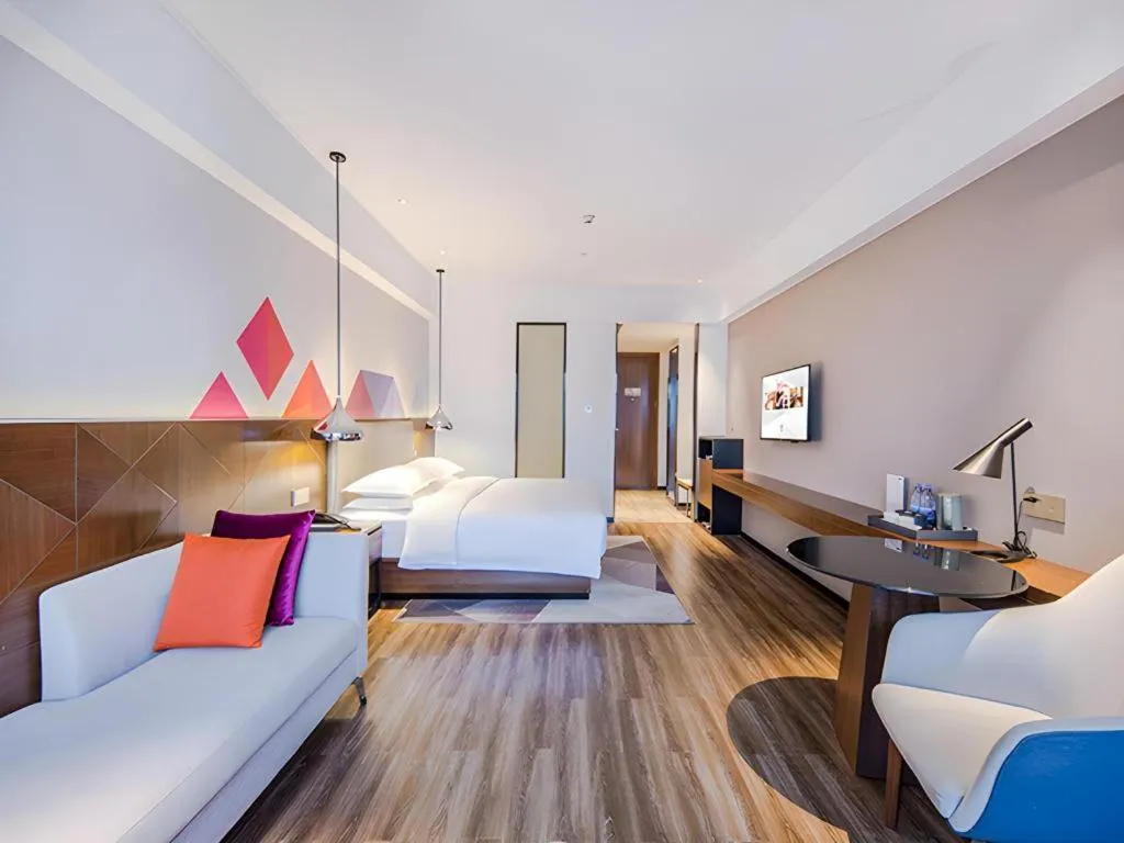 Bed in Borrman Hotel Nanning Railway Station