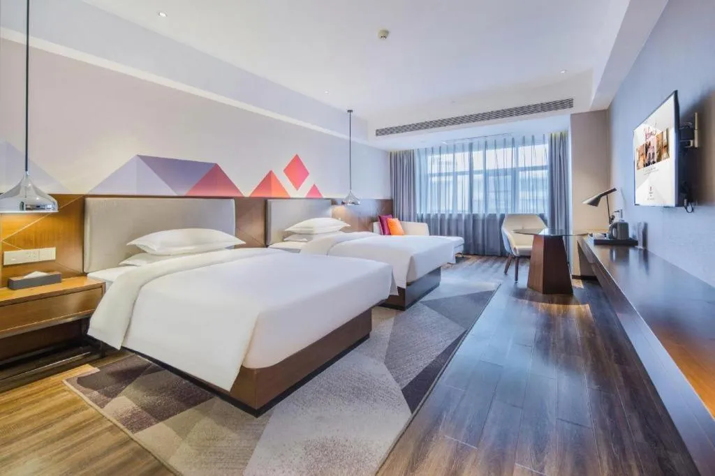 Bed in Borrman Hotel Nanning Railway Station