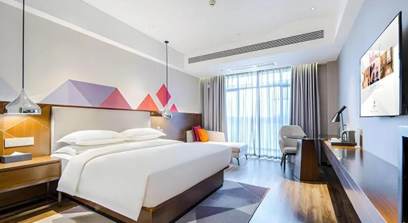 Bed in Borrman Hotel Nanning Railway Station