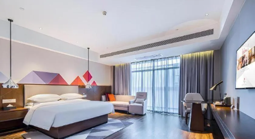 Bed in Borrman Hotel Nanning Railway Station