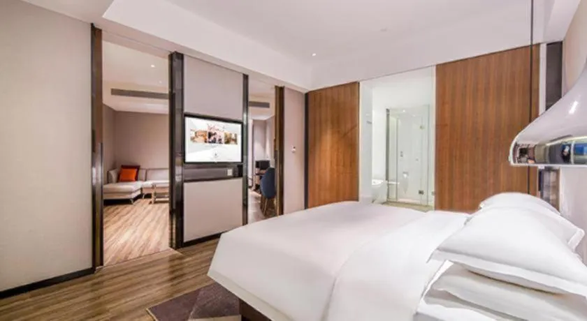 Bed in Borrman Hotel Nanning Railway Station