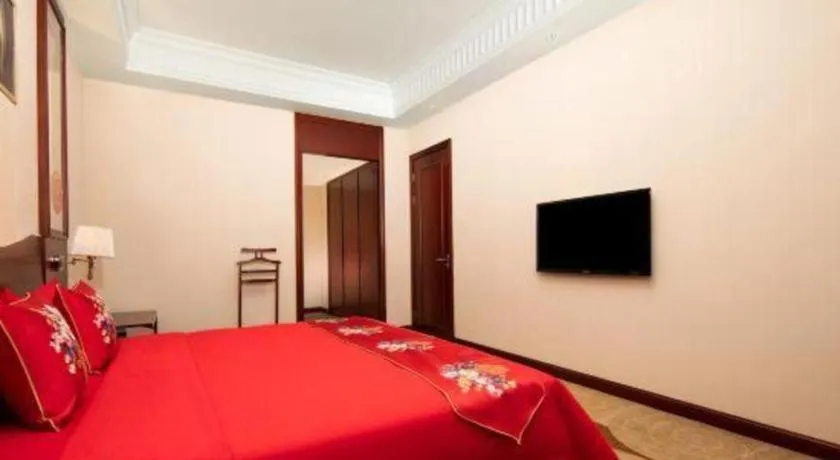 Bed in Longqi Jianguo Hotel Kunshan