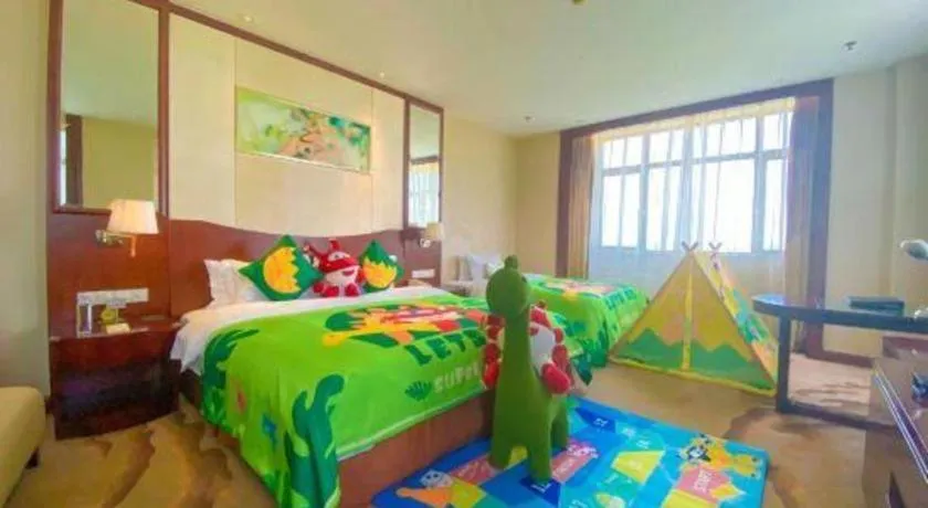 Bed in Longqi Jianguo Hotel Kunshan