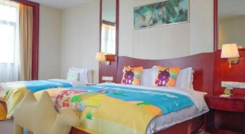 Bed in Longqi Jianguo Hotel Kunshan