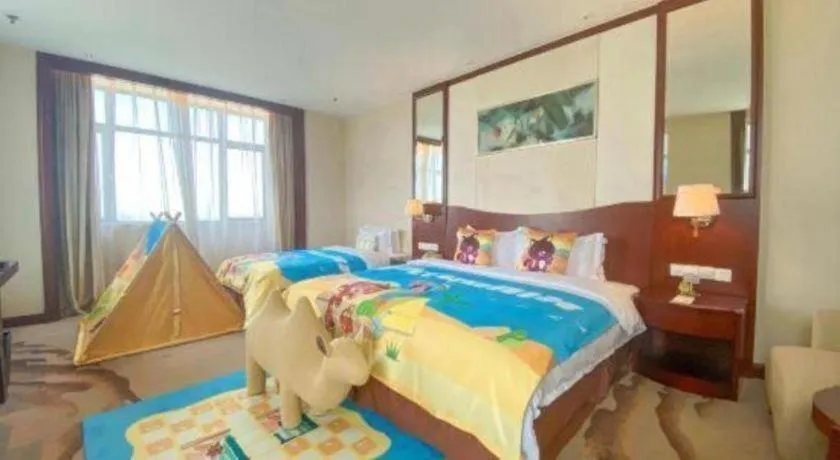 Bed in Longqi Jianguo Hotel Kunshan