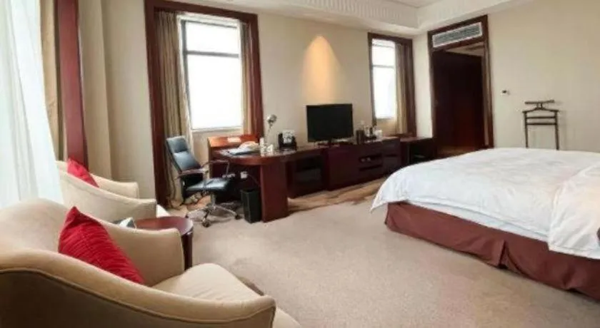 Bed in Longqi Jianguo Hotel Kunshan