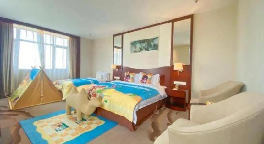 Bed in Longqi Jianguo Hotel Kunshan