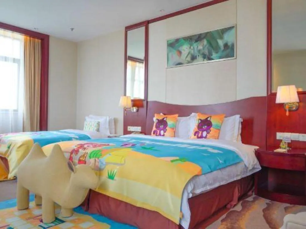 Bed in Longqi Jianguo Hotel Kunshan