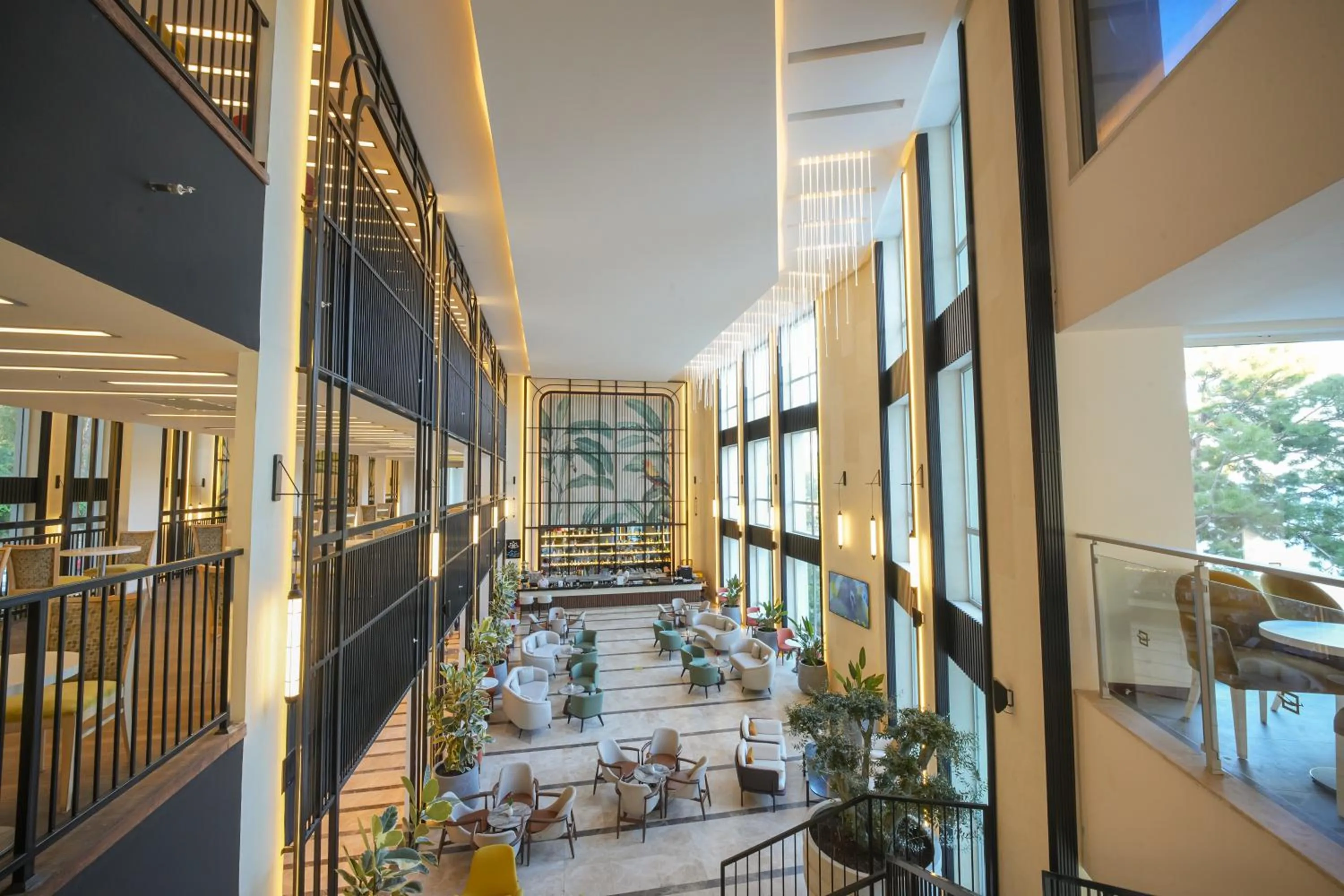 Lobby or reception in Orka Lotus Beach