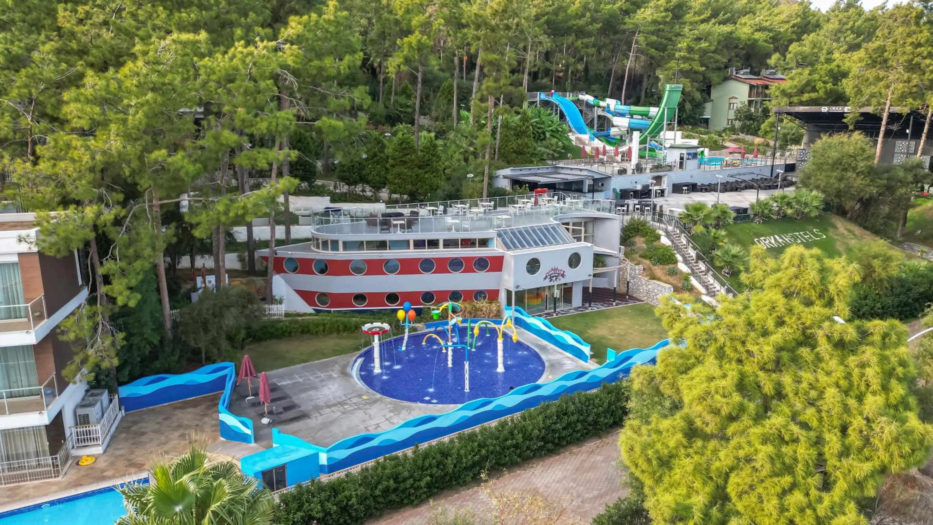 Children play ground in Orka Lotus Beach