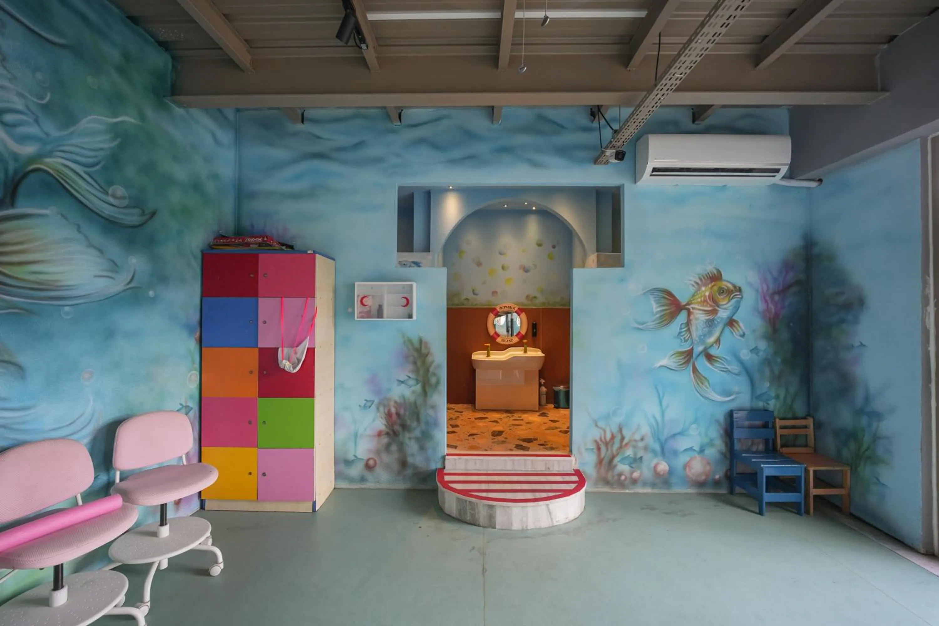 Children play ground in Orka Lotus Beach