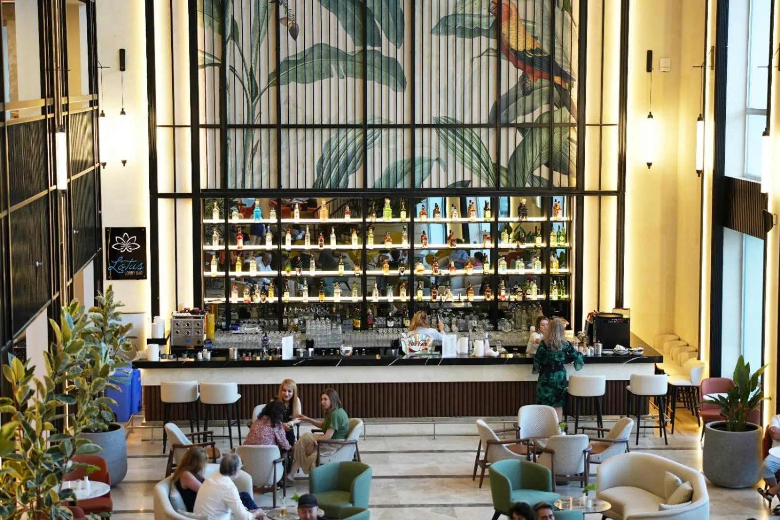 Lounge or bar in Orka Lotus Beach