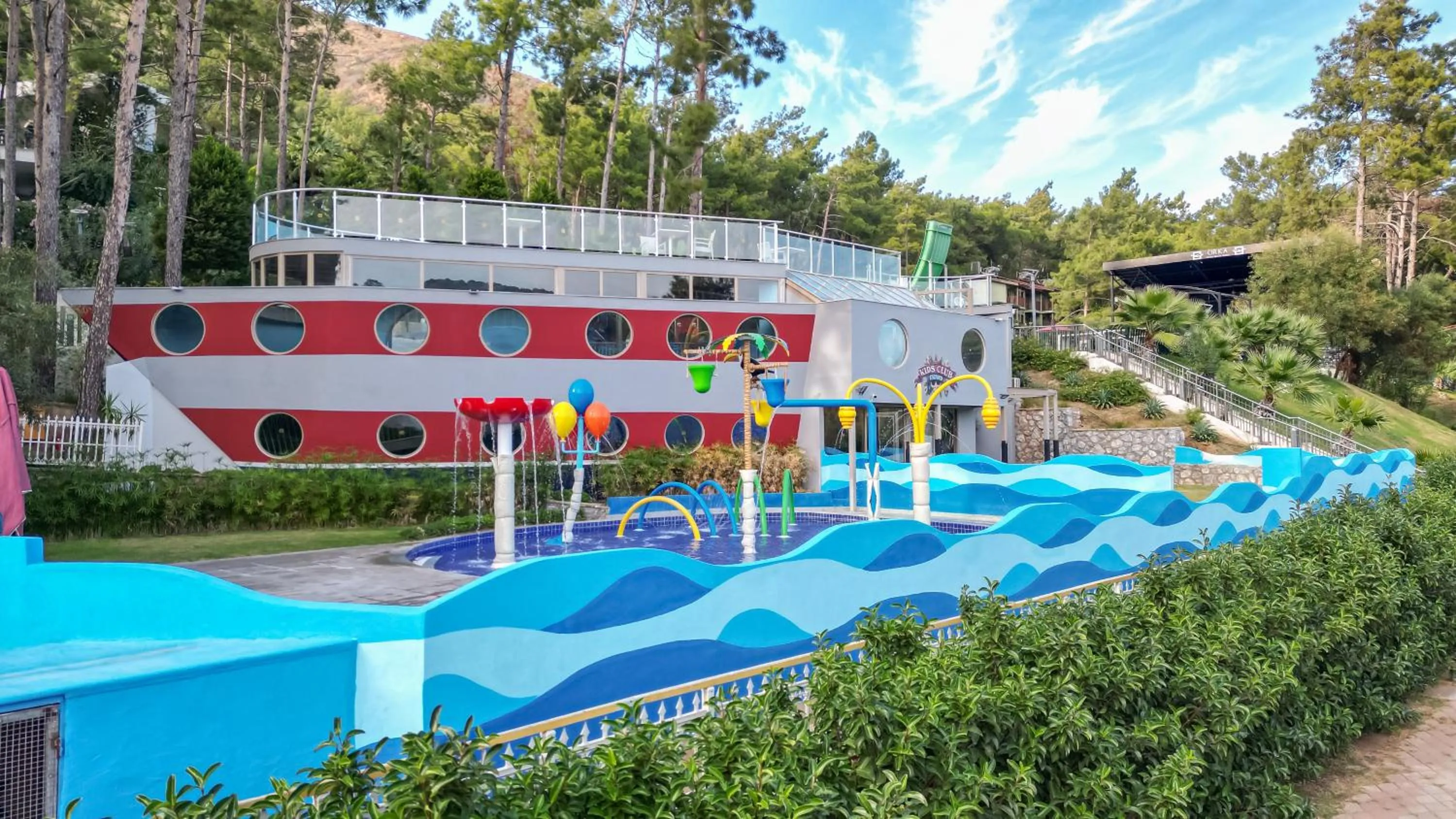 Children play ground in Orka Lotus Beach