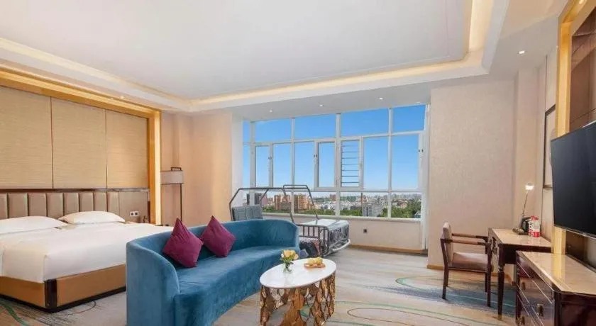 Bed in Metropolo Hotel Yining Development Zone Hanma Building