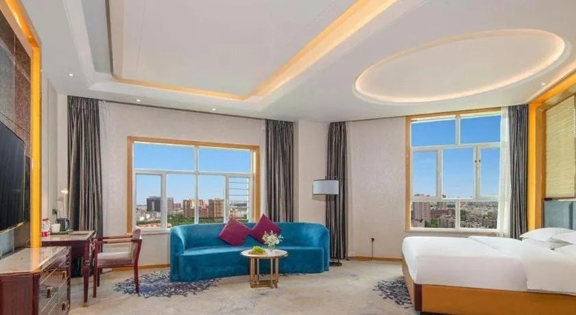 Bed in Metropolo Hotel Yining Development Zone Hanma Building