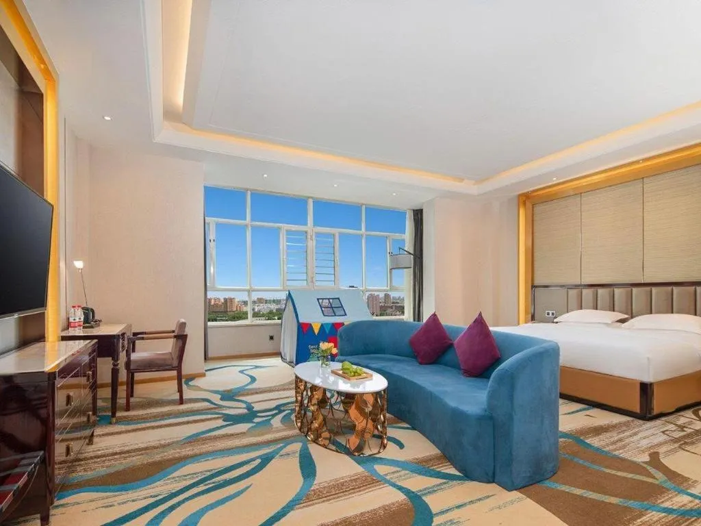 Bed in Metropolo Hotel Yining Development Zone Hanma Building