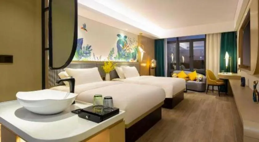Bed in mango crystal hotel