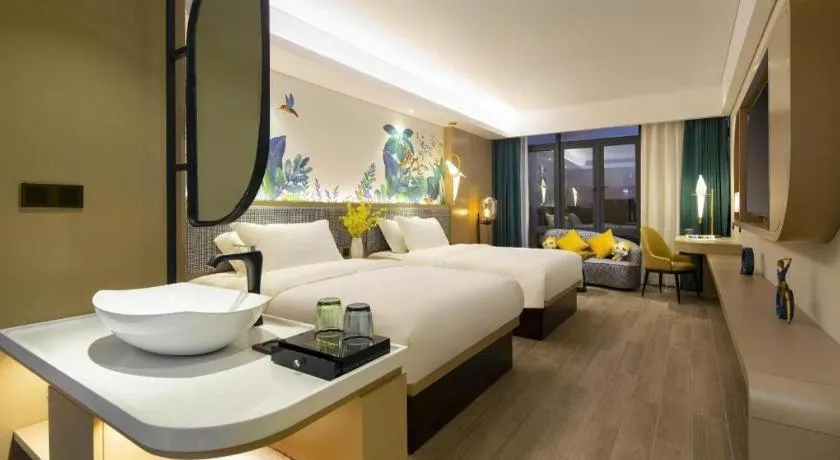 Bed in mango crystal hotel