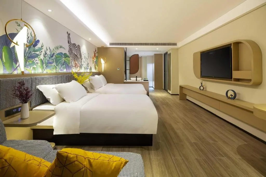 Bed in mango crystal hotel