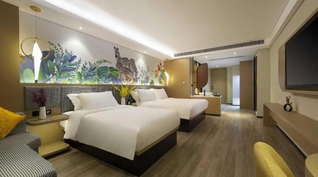 Bed in mango crystal hotel