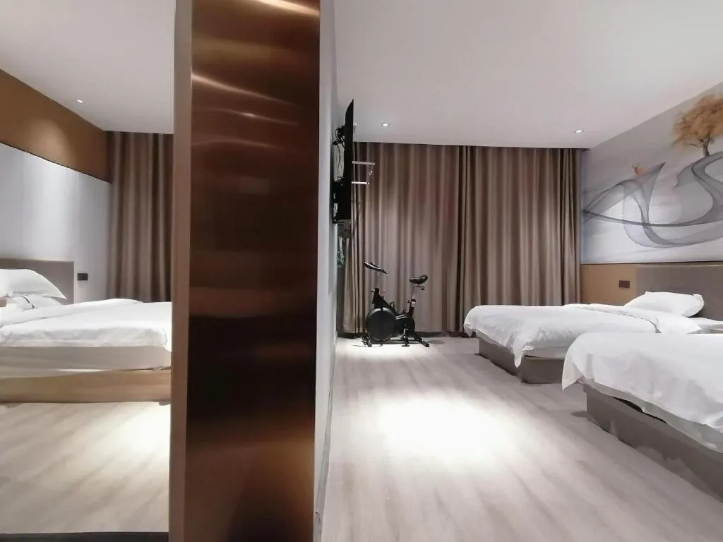 Bed in Kaibin International Hotel Jingdezhen