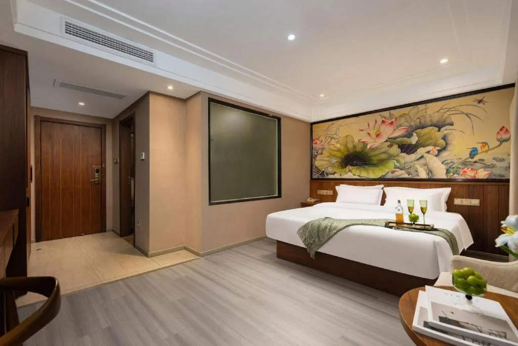 Bed in Kaibin International Hotel Jingdezhen